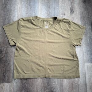 All in Motion Army Green Crop Top